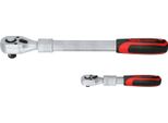Ks Tools Set Di Cricchetti Reversibili Telescopici Da 1/4" + 1/2"" 2 Pezzi - 914.1412"