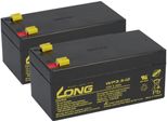 2X Batteria Al Piombo 12V 3,3Ah Compatibile Lifter Stehfix Agm Vds