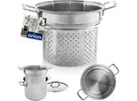 Orion Inserto Cuocipasta Pentola Per Pasta In Acciaio Inox 24 Cm Anett 8 L