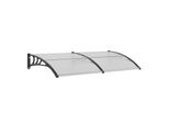 Tettoia Vevor Per Porta D'ingresso 965X1987Mm Tettoia UF50+ Pc Pellicola Di Protezione Solare Tettoia Per Porta D'ingresso Lastra Pc + Staffa Abs + Connettore In Alluminio Tettoia Per Porta D'ingresso Resistente Ai Raggi Uv Tettoia Per Porta D'ingresso Tettoia Per Porta D'ingresso