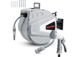 Avvolgitubo Tolletour Avvolgitubo Per Aria Compressa Da 30 M Avvolgitubo Automatico Attacco 8 Bar Pistola A Spruzzo Per Acqua Multifunzionale Tubo Per Aria Compressa Portagomma A Parete