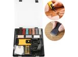 Hengda Set Per La Riparazione Di Piastrelle E Pavimenti In Pietra 17 Pezzi Per La Riparazione Di Pavimenti Incl. Fonditore Di Cera Vasi Da Fiori In Gres Superfici In Ceramica Per La Riparazione