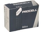 10X Duracell Procell MN1500 Mignon Aa LR6 Batterie