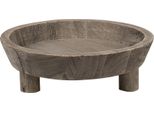 Ciotola Per Decorazioni Clayre & Eef Ø 22X7 Cm Legno Marrone