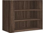 Vidaxl Scaffale A Muro Marrone Effetto Rovere 75X35X60 Cm Materiale A Base Di Legno