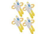 Set Di 4 Corde Per Saltare Con Contapassi | Corda Di Velocità Da 270 Cm Per Allenamento, Sport Di Resistenza, Workout | Resistenza E Perdita Di Peso | Corde Per Saltare Per Bambini E Adulti | Corda Per Saltare Con Contapassi | Corda Per Saltare - Giallo