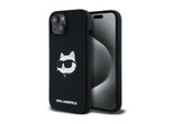 Karl Lagerfeld Klhmp15Mschpplk Iphone15 Plus / 14 Plus 6.7 Czarny/Nero Custodia Rigida In Silicone Choupette Head Magsafe