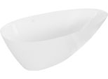 Mexen Milano Vasca Da Bagno Freestanding In Conglomerato 150 X 82 Cm, Bianco Lucido - 57301508510