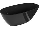 Mexen Eris Vasca Da Bagno Freestanding 170 X 80 Cm, Nera, Troppo Pieno Nero - 53441708070-70