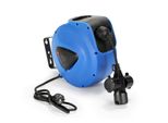 Tolletour Avvolgicavo Automatico Avvolgicavo Automatico, 20 M, Ruotabile Di 180° Staffa A Parete Cavo Elettrico Per Montaggio A Parete Con 3 Prese