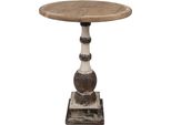 Tavolino Clayre & Eef Ø 62X81 Cm Legno Marrone