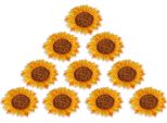 20 Toppe Con Motivi Di Girasoli Da Cucire O Stirare, Ricamate, Appliques Fai Da Te Per Abbigliamento E Zaini