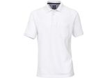 Redmond Polo Uomo Casual Manica Corta Regular Fit Piqué Bianco M