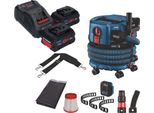 Bosch Gas 18V-12 Mc Aspiratore Professionale A Batteria Biturbo Brushless + 2X Batteria Procore 5,5 Ah + Caricatore Rapido + Accessori