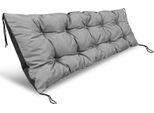 Cuscino Da Giardino 100X50 Cm Per Altalena Hollywood Pallet Impermeabile Grigio