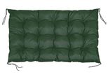 Cuscino Da Giardino 120X80 Cm Per Panchina Pallet Impermeabile Verde