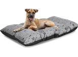 Cuscino Per Cani Prestige 100X70 Cm Impermeabile Osso Nero