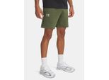 Under Armour Ua Icon Fleece Short Taping - Navy Od Green, Taglia:M