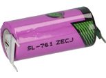 Tadiran Batteria Al Litio 3,6V Sl 761/PT 2/3AA - Zelle 1/2 Pin +/-