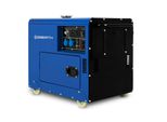 Generatore Di Emergenza Diesel Eberth 5000 Watt, Generatore Di Corrente, Motore Diesel 10 Hp, 4 Tempi, Avviamento Elettrico, 2X 230V, 1X 12V, Avr, Custodia