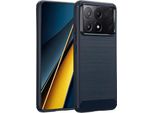 Xiaomi Poco X6 Pro Sleeve - Silicone - Custodia/Copertura Morbida Imoshion - Blu Scuro