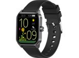 Inf Smartwatch Con Bluetooth E Monitoraggio Della Salute Nero