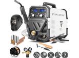 Saldatrice Stahlwerk Combinata Mig Mag 200 St - Gas Di Protezione, Inverter Igbt Con 200 A, Alimentazione Filo Sinergica, Flux, Lift-Tig, Mma, Arc