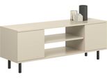 Mobile Rtv Focus Cashmere 135 Cm - Gambe Nere