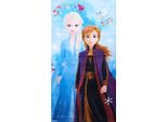 Asciugamano Disney Frozen 2 Anna & Elsa Con Fiocchi Di Neve 70X140 Cm 100% Cotone