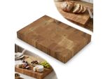 Tagliere, End Grain, Storz, Legno Di Quercia, Oliato, 32X24X4 Cm, Massiccio