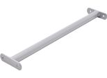 Tribecco® Barra Orizzontale Barra Da Ginnastica Barra In Metallo (115 Cm, Grigio)