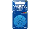 Batteria Per Apparecchi Acustici 675 / A675 / PR44 Confezione Da 6
