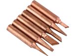 6Pcs 900M-T Rame Saldatura Punta Ferro Punte Piombo Libero Bassa Temperatura Strumento Stazione Di Saldatura