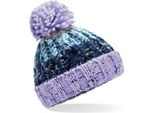 Beechfield B486B | Bambini Junior Corkscrew Pom Pom Beanie - Colore: Lavender Fizz - Taglia: Unica