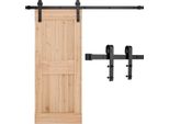Sistema Di Porte Scorrevoli 150 Kg - Ferramenta Per Porte Scorrevoli Con Binario Da 1,5 M - Set Di Porte Scorrevoli Nere
