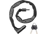 Rockbros Lucchetto A Combinazione Per Bicicletta 96Cm/17,19Mm Con Numeri Lucchetto A Catena Ad Alta Sicurezza Con 4 Cifre Nero