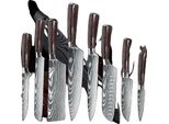 Set Di Coltelli Da Cucina Da 8 Pezzi, Lame In Acciaio Inossidabile, Manico Dal Design Confortevole, 8 Pezzi