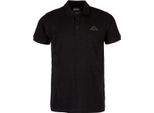 Kappa Polo Unisex Donna Uomo 303173 Nero, Abbigliamento Taglia:5Xl