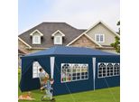 Bettizia 3X6M Gazebo Da Giardino Con Pannelli Laterali Tenda Portatile Impermeabile Con Tubo Di Ferro, Verde