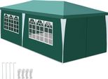 Gazebo Hengda Con Finestre Con Pannelli Laterali 3 X 6 M Verde