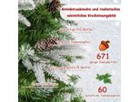 Albero Di Natale Artificiale Da 190 Cm Con Luci E Neve Albero Di Natale Artificiale Per La Casa Verde + Bianco