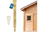 Kotarbau Cerniera Per Tapparella 350 Mm Cerniera Per Porta Cerniera A Croce Cerniera Per Porta Cerniera Zincata Oro Acciaio Inox Cerniera Per Cancello Da Giardino Ferramenta Per Edilizia Robusta
