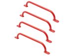 Tribecco Prese Per Arrampicata Per Parchi Giochi, Strutture Per Arrampicata, Letti Alti E Pareti Da Arrampicata Indoor (550 Mm Rosso, 4 Pezzi)