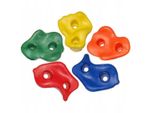 Set Di 5 Prese Da Arrampicata Tribecco Con Attacco - Per Pareti Da Arrampicata Indoor E Outdoor (Mix)
