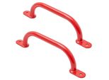 Tribecco Prese Per Arrampicata Per Parchi Giochi, Strutture Per Arrampicata, Letti Alti E Pareti Da Arrampicata Indoor (350 Mm Rosso, 2 Pezzi)