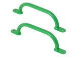 Tribecco Prese Per Arrampicata Per Parchi Giochi, Strutture Per Arrampicata, Letti Alti E Pareti Da Arrampicata Indoor (350 Mm Verde Lime, 2 Pezzi)