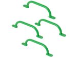 Tribecco Prese Per Arrampicata Per Parchi Giochi, Strutture Per Arrampicata, Letti Alti E Pareti Da Arrampicata Indoor (350 Mm Verde Lime, 4 Pezzi)