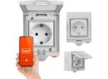 Presa Di Corrente Wlan Intelligente Da Esterno Tuya IP55 16A 230V