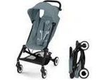 Cybex Agis Passeggino Ultracompatto - Da 5 A 22 Kg (6 Mesi - 4 Anni) - Passeggino Leggero (6,3 Kg) - Compatibile Con L'aereo - Blu Tempesta