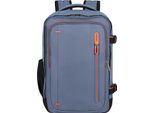 American Tourister Zaino Borsa Da Viaggio Cloudrider Cabin Backpack 24L Stone Blue Grigio Cadetto